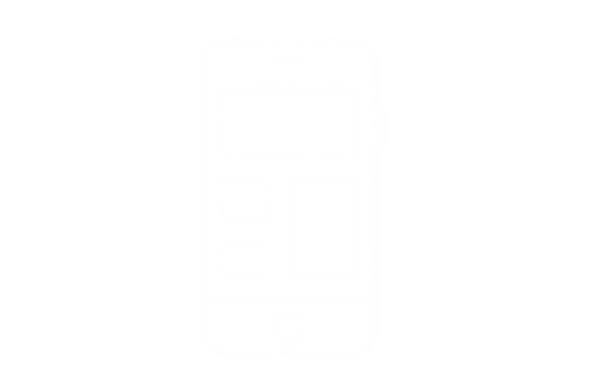 Add a couple rectangles and squares on the phone screen